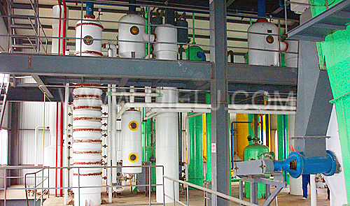 混合油負(fù)壓蒸發(fā)工序(圖2)